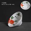 Jingdezhen Copo Mestre de Porcelana Branca Pintado à Mão Copo Único Kung Fu Pequeno Copo de Chá Personalidade Única Copo de Chá de Cerâmica