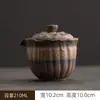 Tetera Lianxiang Arena Púrpura Barro Roca Vieja Esmalte Hierro Dorado Juego de Té Kung Fu Yixing Hecho a Mano Zen Tetera Individual Tetera de Agarre Manual