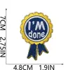 Fornecimento Exclusivo Transfronteiriço de Patches Bordados com Tema de Formatura com Elementos de Basquete e Futebol, Patches Termocolantes para Uniformes de Formatura, Roupas e Decorações de Bolsas
