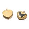 Acero Inoxidable Horno Color Dorado Cuentas Espaciadoras Garra de Goteo de Aceite Estrella de Cinco Puntas Colgante Material para Hacer Joyería con Cuentas Accesorios para Joyería