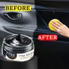 Kineshinex agente de renovação de revestimento de cristal para peças plásticas de carro, cera preta para painel interno de carro, pasta de reparo e polimento para carros