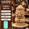 Molde de Silicona de Yeso de León de Piedra para Difusor, Molde Blanco de Animal de Dibujos Animados, Forma de Muñeco Pequeño Estilo Chino 3D para Bricolaje