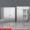 Armário Baixo de Aço Inoxidável 304 Armazenamento de Ferramentas para Exterior Arquivo Armazenamento Garagem Pequeno Armário Gaveta com Trava Mesa de Cabeceira