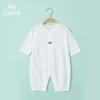 Roupas de uma peça do bebê Verão Ar-condicionado Roupas de verão Roupas de escalada Ultra-finas de manga comprida Lebre do bebê Gelo Seda Mai Grama