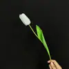 Pequena Tulipa Flor Artificial Decoração de Casamento Arranjo de Janela Flor Artificial Casa Sala de Estar Arranjo de Mesa Arranjo de Flores de Ano Novo