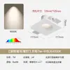Luz de techo empotrada de yeso ultradelgada para sala de estar, sin fuente de luz principal, copa profunda antideslumbrante, foco downlight empotrado inteligente sin marco