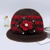 Gorro de lana de otoño e invierno para mediana edad, gorro de invierno con forro polar cálido para niños, gorro de abuela para personas mayores, suegra, señora mayor 60-70-80 años