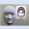 Gancho de indentação sem gancho DIY grafite pintado à mão maquiagem facial da Ópera de Pequim base branca máscara de flocado fabricantes enviar cor da corda fotos