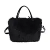 Nova bolsa de pelúcia de inverno para mulheres, moderna 2026, pequena bolsa transversal de grife com textura de alta qualidade