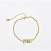 Pulsera popular de titanio y acero estilo ins, moderna, versátil, corazón, mariposa, estrella, geométrica, de acero inoxidable, joyería para la mano