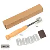 Juego de Herramientas para Hornear, Bol de Fermentación, Raspador, Brocha, Espátula con Mango de Madera, Herramientas para Dar Forma al Pan, Juego Completo