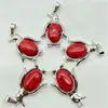 Venta Caliente Transfronteriza Joyería Europea y Americana Accesorios para Collares Cristal Natural Ágata Piedra Preciosa Colgante de Pingüino Aleación Accesorios Ecológicos