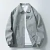 Jaqueta Casual Solta Masculina Nova Outono 2026, Top de Marca Tendência Masculino, Jaqueta Versátil para Trabalho com Gola Dobrável