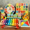 Yizhi Baby Brinquedos infantis 1-2-3 anos Meninos e meninas Bebê de um ano Oito tons Batendo Música Iluminação Educação infantil