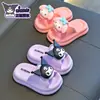 (Armazém Jieyang, limitado a vendas domésticas) Sandálias de verão infantis, fofas, antiderrapantes, para uso interno, com personagens de desenho animado, para meninas, da Sanrio