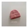 Chapéu de Lã Tricotado Infantil Estilo Merlot para Outono e Inverno com Simples Design de Pônei Bordado, Quente Proteção de Orelhas para Clima Frio