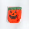 Bolsa de Calabaza para Suministros de Halloween Bolsa de Dulces No Tejida Sonriente Estéreo Bolsa de Calabaza Accesorios Decorativos para Niños