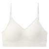 Ropa interior de seda de hielo para mujer, con espalda descubierta, pecho pequeño, tirantes en forma de U gruesos, top de tubo sexy, sujetador fino sin costuras, chaleco de verano