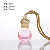 Frasco de Perfume 10ml Corda para Pendurar no Carro Difusor de Aroma Difusor de Óleo Essencial Pingente de Fragrância Frasco de Vidro Cor Degradê Aromaterapia