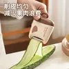 Pelador y Cepillo para Frutas y Verduras Dos en Uno Multifuncional de Acero Inoxidable para el Hogar Cocina Montado en Pared Almacenamiento con Cepillo de Limpieza Pelador