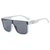 Venta Caliente Transfronteriza Moda Europea y Americana Gafas de Montar Gafas Deportivas para Exteriores para Hombre Gafas de Sol de Una Pieza Película Real Gafas de Sol Coloridas Mujer