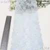 Tanglong padrão de flor de renda elástica cor creme de macaron 13cm acessório para roupas e lingerie material de renda