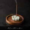 Suporte de Incenso Ruyi Celadon para Varetas de Incenso, Decoração de Casa Estilo Zen, Ornamento de Sala de Chá Estilo Chinês, Incensário de Cerâmica, Queimador de Sândalo