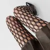 Novas meias-calças de renda sexy e atraentes com trama grande vazada para mulheres, meias arrastão de verão, meias finas plus size para meninas