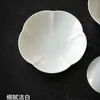 Tazón con Tapa y Platillo de Porcelana de Jade Blanco, Adecuado para 100-150ml, Base para Tazón con Tapa, Soporte para Taza de Té, Soporte para Tetera
