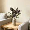 Flor Artificial con Bayas de Acebo Pequeñas y Hojas, Planta Verde Artificial para Decoración del Hogar y Arreglo de Escenas, Superventas Transfronteriza