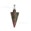 Venta al por mayor de fabricantes Piedra Natural Cristal Ágata Piedra Natural Flecha Joyería DIY Pendientes Collar Accesorios
