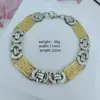 Venda Quente Transfronteiriça Amazon Aliexpress Moda Europeia e Americana Tendência Personalizado Aço Inoxidável Aço Titânio Colar Pulseira Masculina