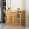 Aparador de madera maciza, armario de cocina, armario de pared para restaurante, armario de estilo chino para el hogar, armario de almacenamiento para el té de la sala de estar.