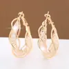 Exclusivos Transfronterizos Más Vendidos Pendientes Redondos de Malla con Línea de Hilo Estilo Retro Hong Kong para Mujer, Lujo Ligero de Alta Gama, Venta Directa del Fabricante
