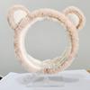 Diadema para Lavado Facial de Venta Caliente, Paquete de Cabello para Mujeres, Diadema de Felpa Linda de Invierno con Lazo, Diadema de Confinamiento, Transfronterizo Europeo y Americano