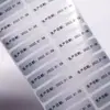 Pegatinas adhesivas Yayin impermeables de fecha de producción, pegatinas transparentes de fecha de producción y fecha de caducidad cosmética para paquete de prueba