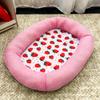 Canil para Animais de Estimação de Primavera e Verão, Canil para Gatos, Casa para Gatos, Respirável Teddy Bichon Buldogue Francês, Suprimentos para Cães Corgi Tapete