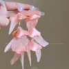 Pendientes Grandes de Flor Estilo Vacaciones de Verano en la Costa, Pendientes Exagerados de Paja Bohemia, Aretes para Mujer, Perfectos para Fotos de Viaje