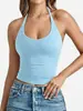 Nova Camiseta de Cor Sólida Slim-Fit Estilo Europeu e Americano para Mulheres, Primavera 2026, Top Sem Mangas Estilo Garota Spicy, Fashionável e Tendência