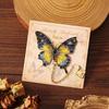 Marcador de Metal Retro de Mariposa, Literario, de Alta Gama, Exquisito y de Alta Gama, Sujetador de Página de Lectura para Estudiantes, Regalo de Recompensa para Graduación
