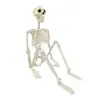 Nuevo Esqueleto de Halloween 90cm Cuerpo Humano Artificial Esqueleto de Plástico Decoración Casa Embrujada Escena Festiva Layout