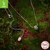 Collar Original Yinziyun de Moissanita de un Quilate en Forma de Corazón Cadena Sencilla Clásica de Plata de Ley S925 para Clavícula Regalo de San Valentín