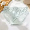 Bragas sin costuras de cintura media, puramente sensuales y sexys, con ribete de encaje satinado y fuelle de seda, calzones transpirables y que realzan el trasero para mujer