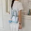 Bolso Cubo con Estampado de Dibujos Animados para Mujer, Moda Coreana Estilo Primavera 2026 Bolso de Hombro Cruzado Casual de Alta Gama para Mujer