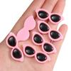 Acessórios para óculos de sol redondos de acrílico com tema de amor, joias artesanais DIY, acessórios para olhos de bonecos de pelúcia