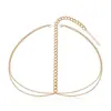 Accesorios de Comercio Exterior Europeos y Americanos Tocado de Cadena con Flecos de Lentejuelas Super Brillantes Tocado de Cadena con Flecos Minimalista Cadena para la Cabeza Versátil para Mujeres
