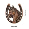 Colgante de Metal con Forma de Herradura y Doble Corazón de la Suerte Colgante de Llavero de Herradura Estilo Antiguo Pequeño Regalo Celebración de Boda Pequeño Regalo