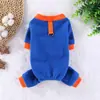 Ropa Cálida a Prueba de Viento de Polar para Mascotas de Cuatro Patas Otoño e Invierno Cachorro Perro Gato Teddy Ropa sin Capucha de Tracción Mono