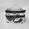 Nova Bolsa de Cosméticos de Camada Dupla Portátil Grande Capacidade Impermeável Multifuncional Portátil Viagem Cuidados com a Pele Necessaire Bolsa de Armazenamento