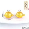 Cuentas Espaciadoras de Gato de la Fortuna Chapadas en Oro de Larga Duración, Nuevos Accesorios de Joyería Estilo Chino, Cuentas Espaciadoras Chapadas en Cobre Dorado para Collares y Pulseras DIY para Mujeres